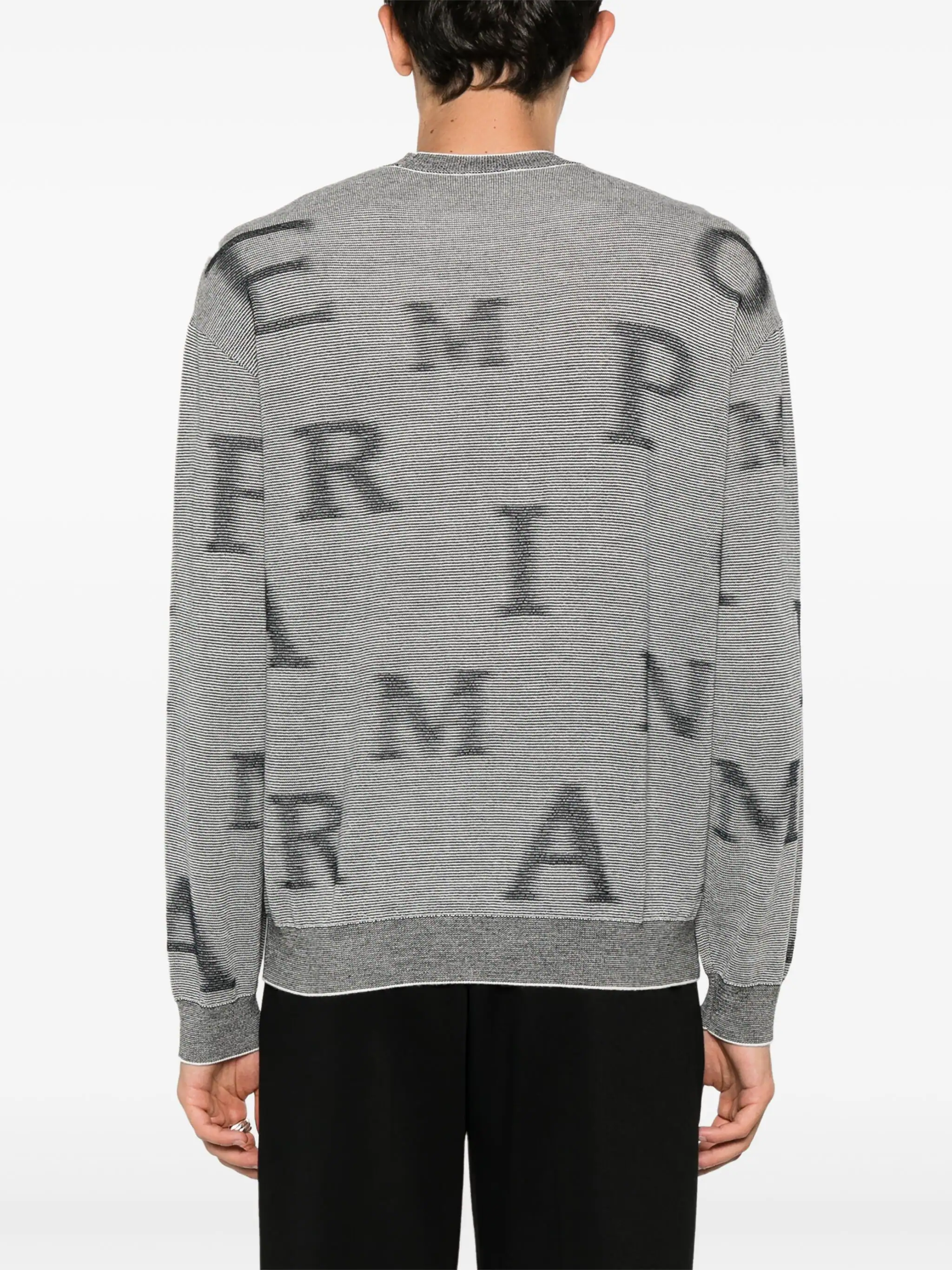 EMPORIO ARMANI CREW-NECK WOOL JUMPER