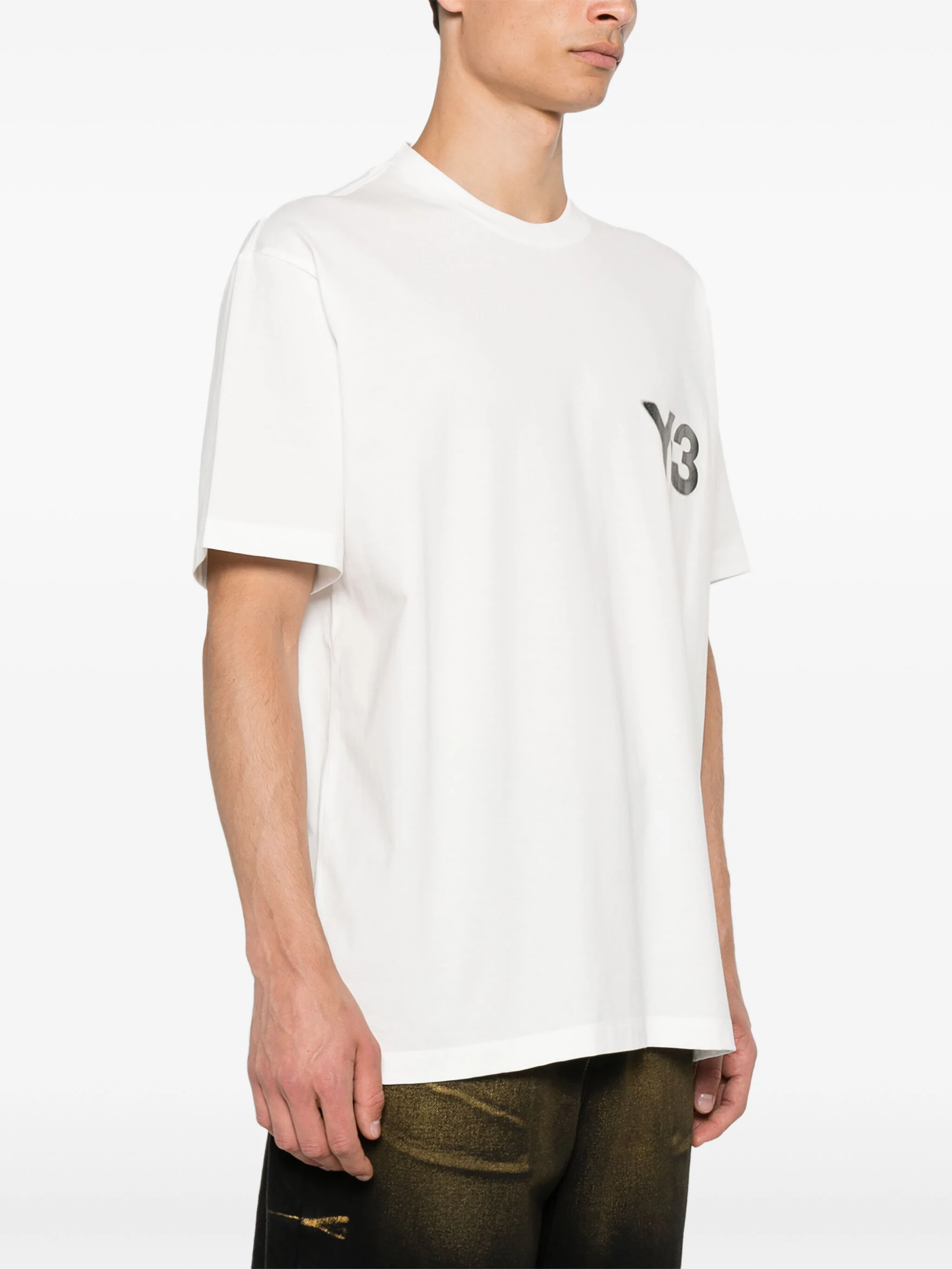 Y-3 LOGO-PRINT T-SHIRT