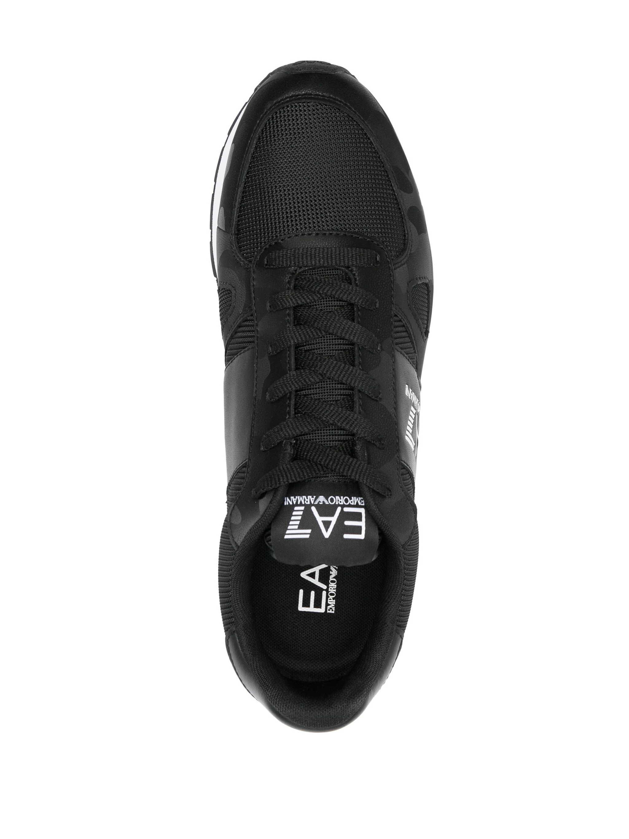 EA7 LOGO-DEBOSSED SNEAKERS