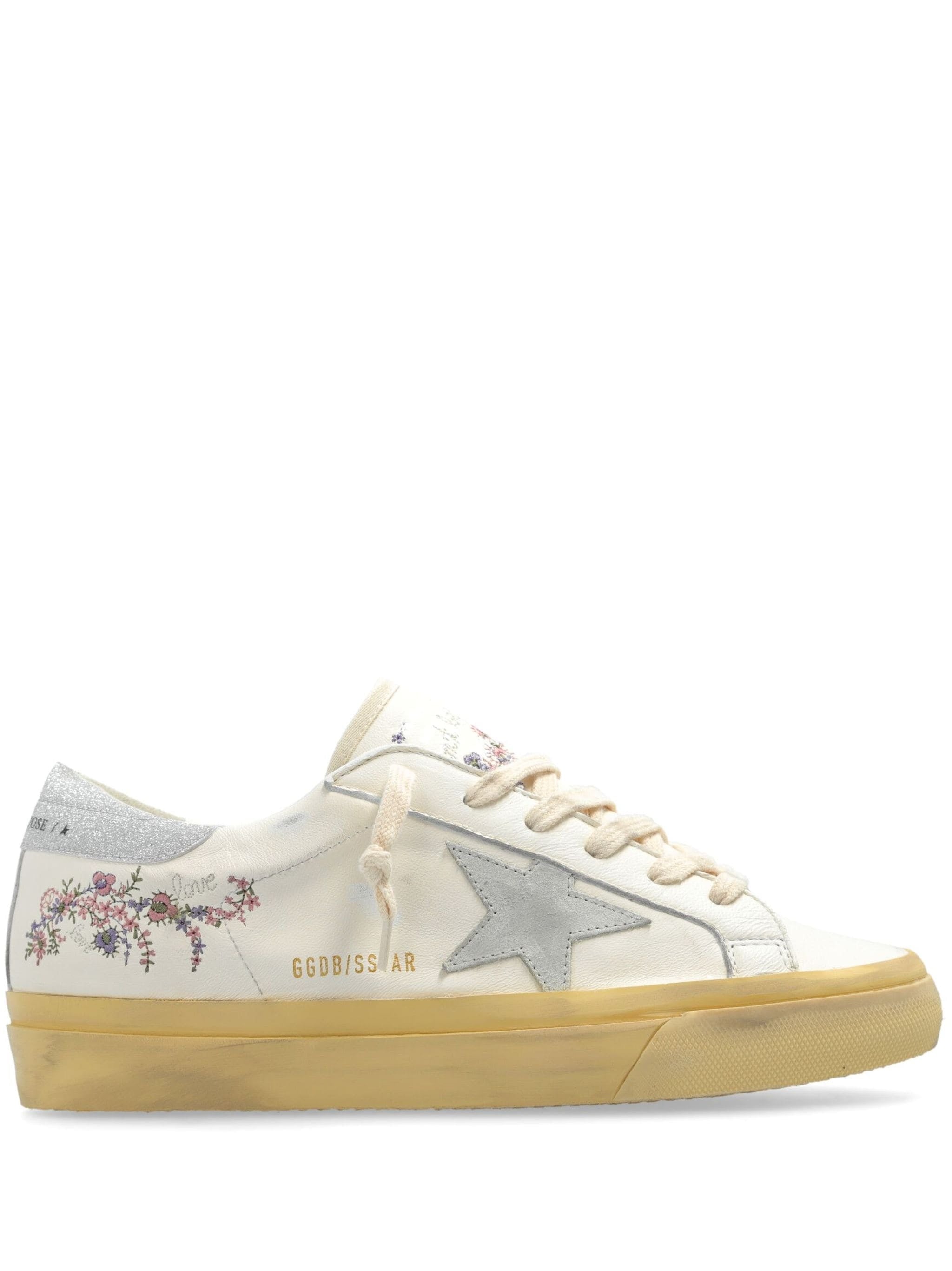 GOLDEN GOOSE SUPER STAR HIGH FOXING VCE SOLE TRAINERS