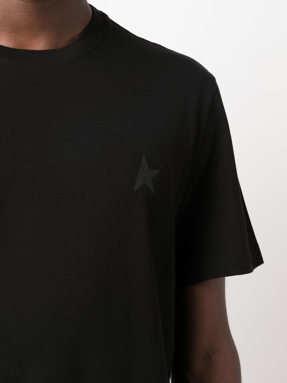 GOLDEN GOOSE STAR-PRINT COTTON T-SHIRT