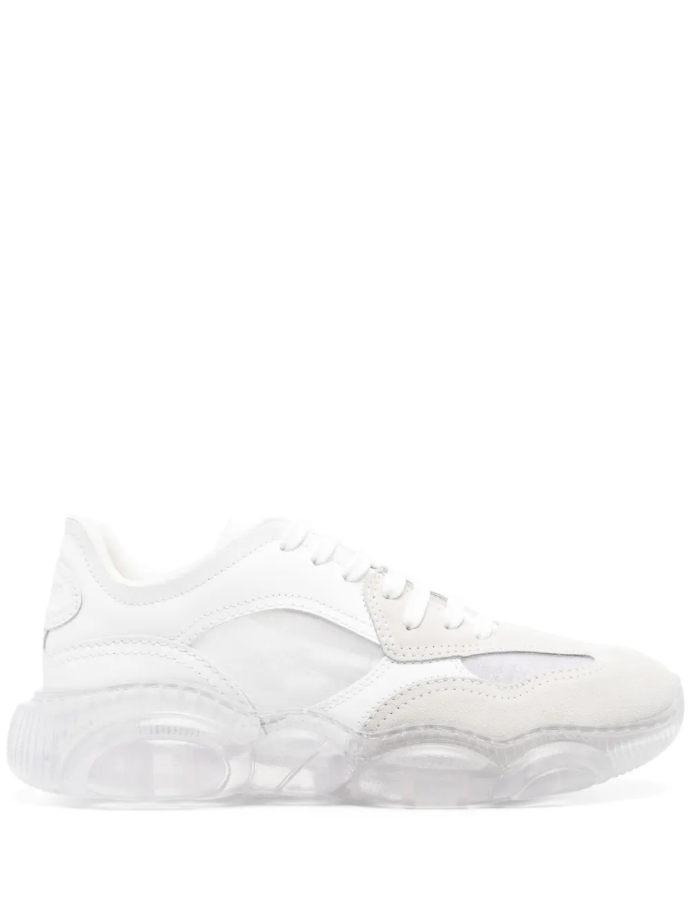 SNEAKERS MOSCHINO SUELA TRANSPARENTE