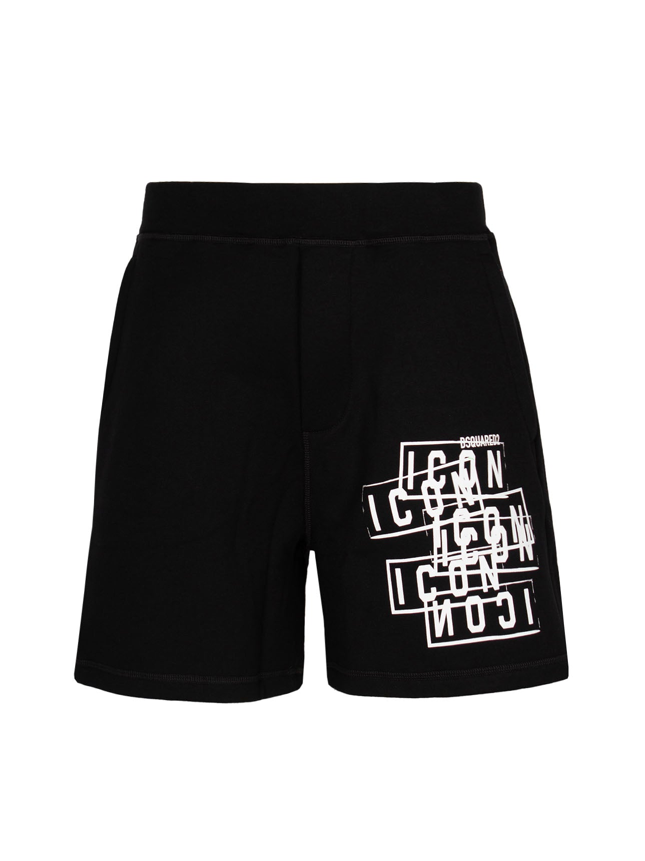 DSQUARED2 LOGO-PRINT TRACK SHORTS